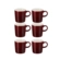 Jogo 6 Canecas Espresso de Cerâmica 100 ml Rhône Le Creuset