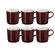 Jogo 6 Canecas Cappuccino de Cerâmica 200 ml Rhône Le Creuset