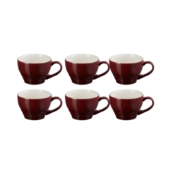 Jogo 6 Canecas Bistrô de Cerâmica 400 ml Rhône Le Creuset