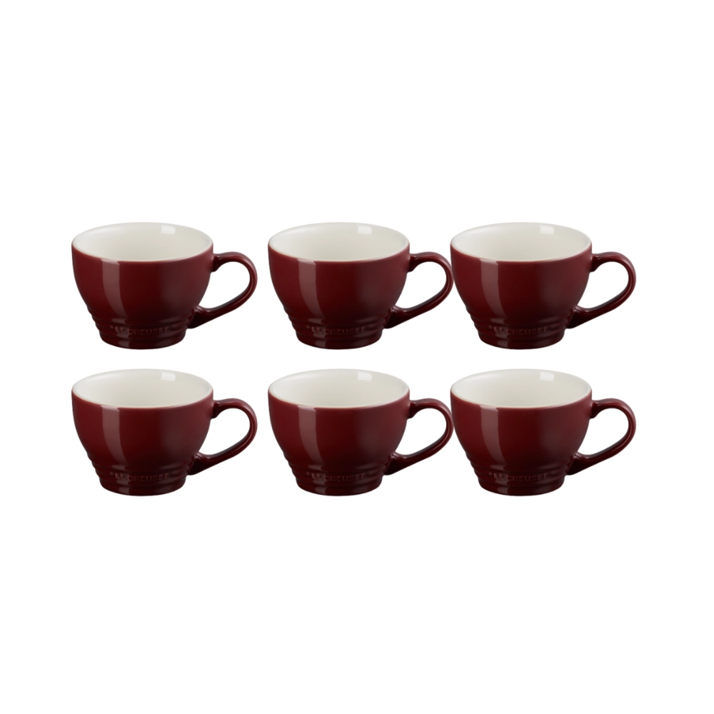Jogo 6 Canecas Bistrô de Cerâmica 400 ml Rhône Le Creuset