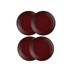 Jogo de 4 Pratos Rasos de Cerâmica 22 cm Rhône Le Creuset