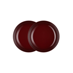 Jogo de 2 Pratos Fundos de Cerâmica 22 cm Rhône Le Creuset