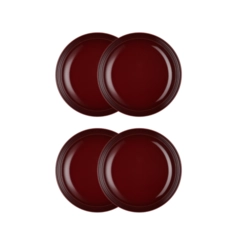Jogo de 4 Pratos Fundos de Cerâmica 22 cm Rhône Le Creuset
