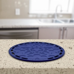 Suporte de Silicone Azure Blue Le Creuset