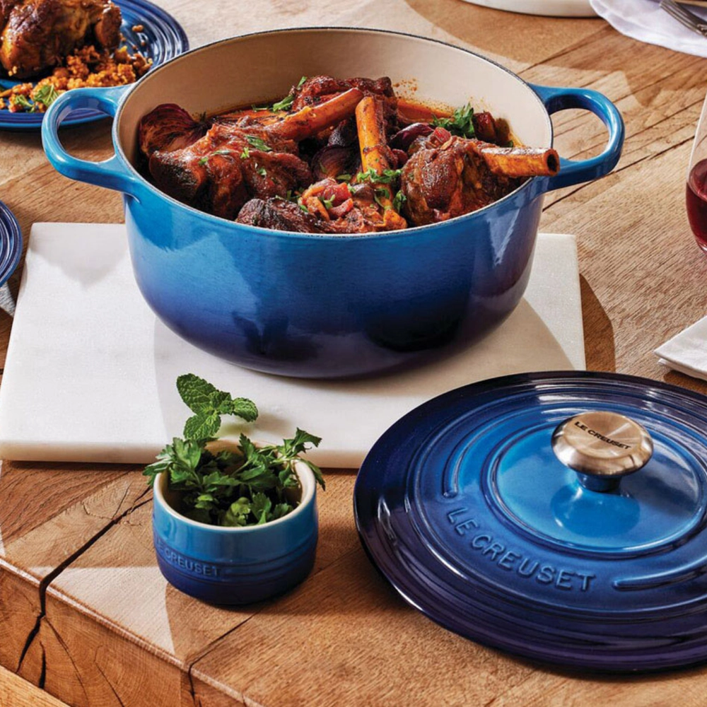 Panela Redonda Signature 26 cm Azure Blue Le Creuset