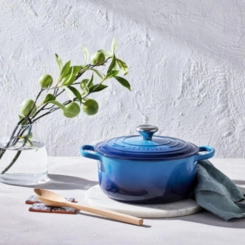 Panela Redonda Signature 18 cm Azure Blue Le Creuset