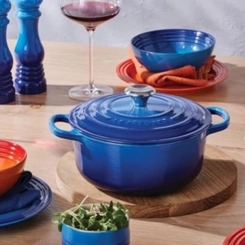 Panela Redonda Signature 16 cm Azure Blue Le Creuset