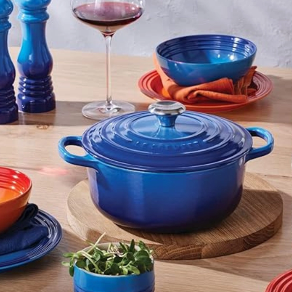 Panela Redonda Signature 16 cm Azure Blue Le Creuset