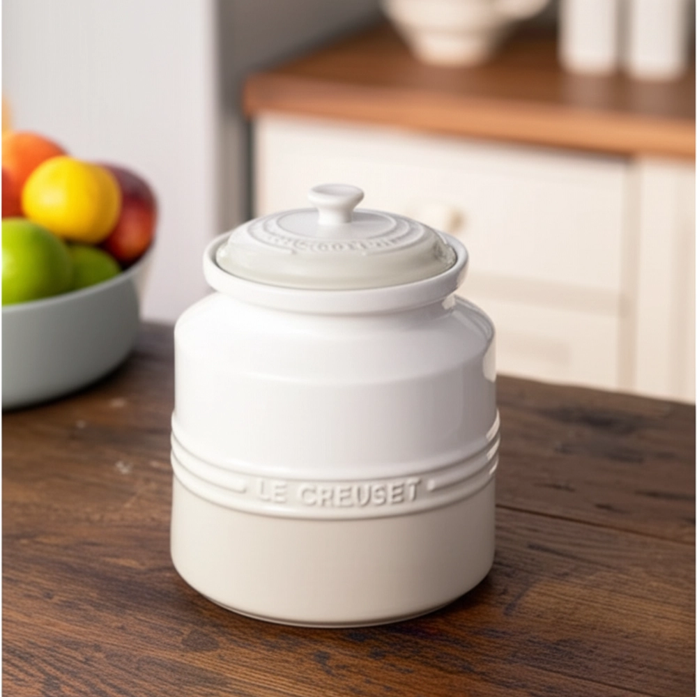 Pote para Biscoitos 2,4 Litros de Cerâmica Meringue Le Creuset