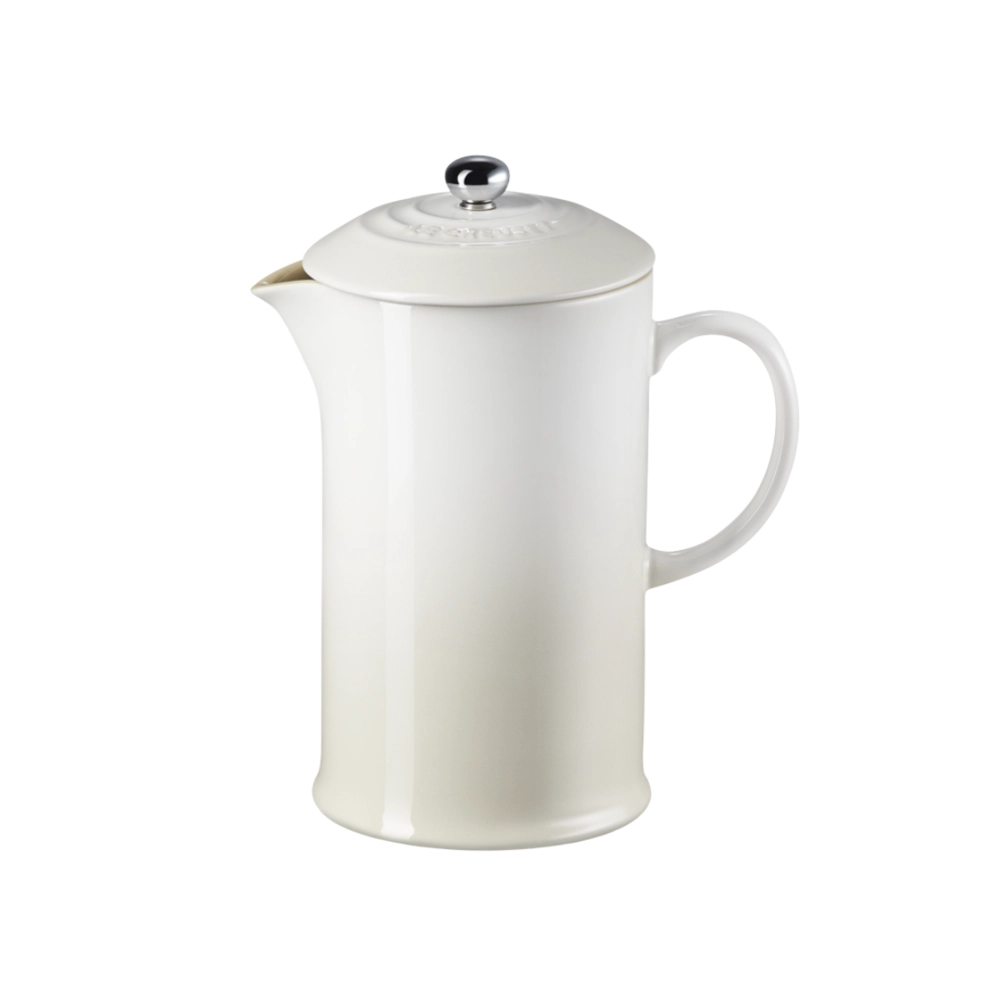 Cafeteira Prensa Francesa 1 Litro de Cerâmica Meringue Le Creuset