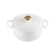 Panela Redonda Signature 20 cm Branco Pegador Dourado Le Creuset