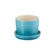 Kit 2 Vasos para Ervas com Bandeja 14 cm de Cerâmica Azul Caribe Le Creuset