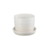 Kit 2 Vasos para Ervas com Bandeja 14 cm de Cerâmica Meringue Le Creuset