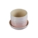 Kit 2 Vasos para Ervas com Bandeja 14 cm de Cerâmica Shell Pink Le Creuset
