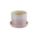 Kit 2 Vasos para Ervas com Bandeja 14 cm de Cerâmica Shell Pink Le Creuset