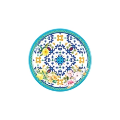 Prato de Sobremesa Flower Lemon em Melamina 21,5 cm Guzzini