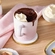 Jogo 6 Canecas Cappuccino de Cerâmica 200 ml Shell Pink Le Creuset