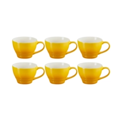 Jogo 6 Canecas Bistrô de Cerâmica 400 ml Nectar Le Creuset
