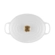 Panela Oval Signature 31 cm Branco Pegador Dourado Le Creuset