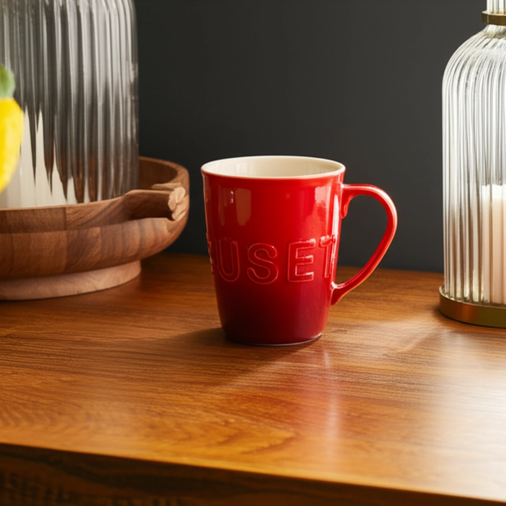 Caneca Bozeman em Cerâmica 580 ml Vermelho Le Creuset