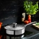 Frigideira Saute em Aço Inox 3-Ply Signature 24 cm Le Creuset