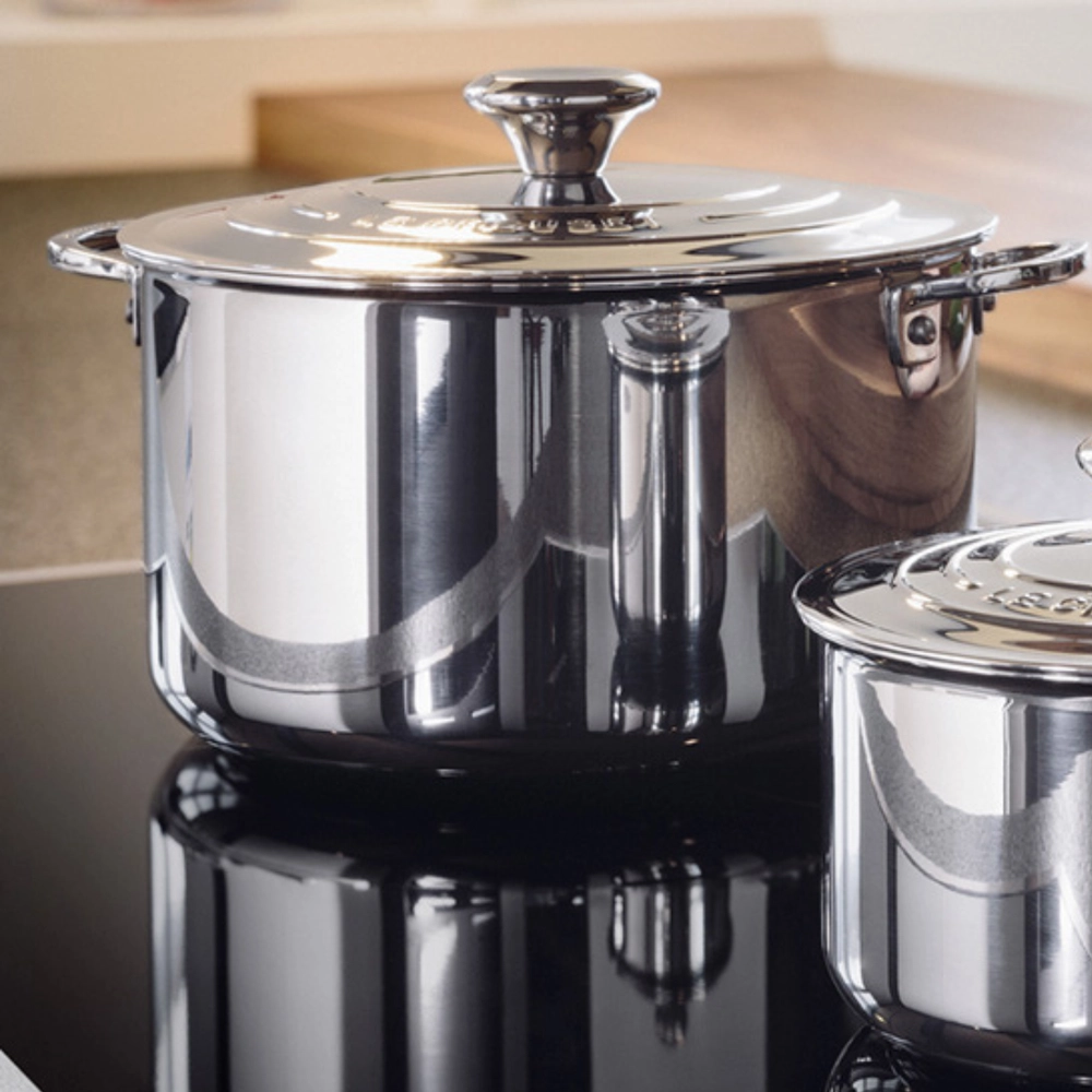 Caçarola Funda em Aço Inox 3-Ply Signature 24 cm Le Creuset