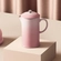 Cafeteira Prensa Francesa 1 Litro de Cerâmica Shell Pink Le Creuset