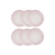 Jogo de 6 Pratos Rasos de Cerâmica 27 cm Shell Pink Le Creuset