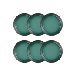 Jogo de 12 Pratos Rasos de Cerâmica 22 cm Artichaut Le Creuset