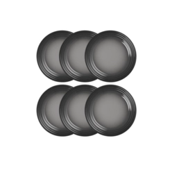 Jogo de 12 Pratos Rasos de Cerâmica 22 cm Flint Le Creuset