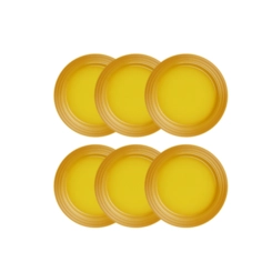 Jogo de 12 Pratos Rasos de Cerâmica 22 cm Nectar Le Creuset