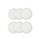 Jogo de 6 Pratos Fundos de Cerâmica 22 cm Meringue Le Creuset