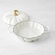 Caçarola Buffet Signature Abóbora em Ferro Fundido 28 cm Pegador Dourado Branco Le Creuset