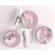 Aparelho de Jantar em Cerâmica 12 Peças Shell Pink Le Creuset