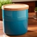 Pote com Tampa em Cerâmica 1,1 L Azul Caribe Le Creuset