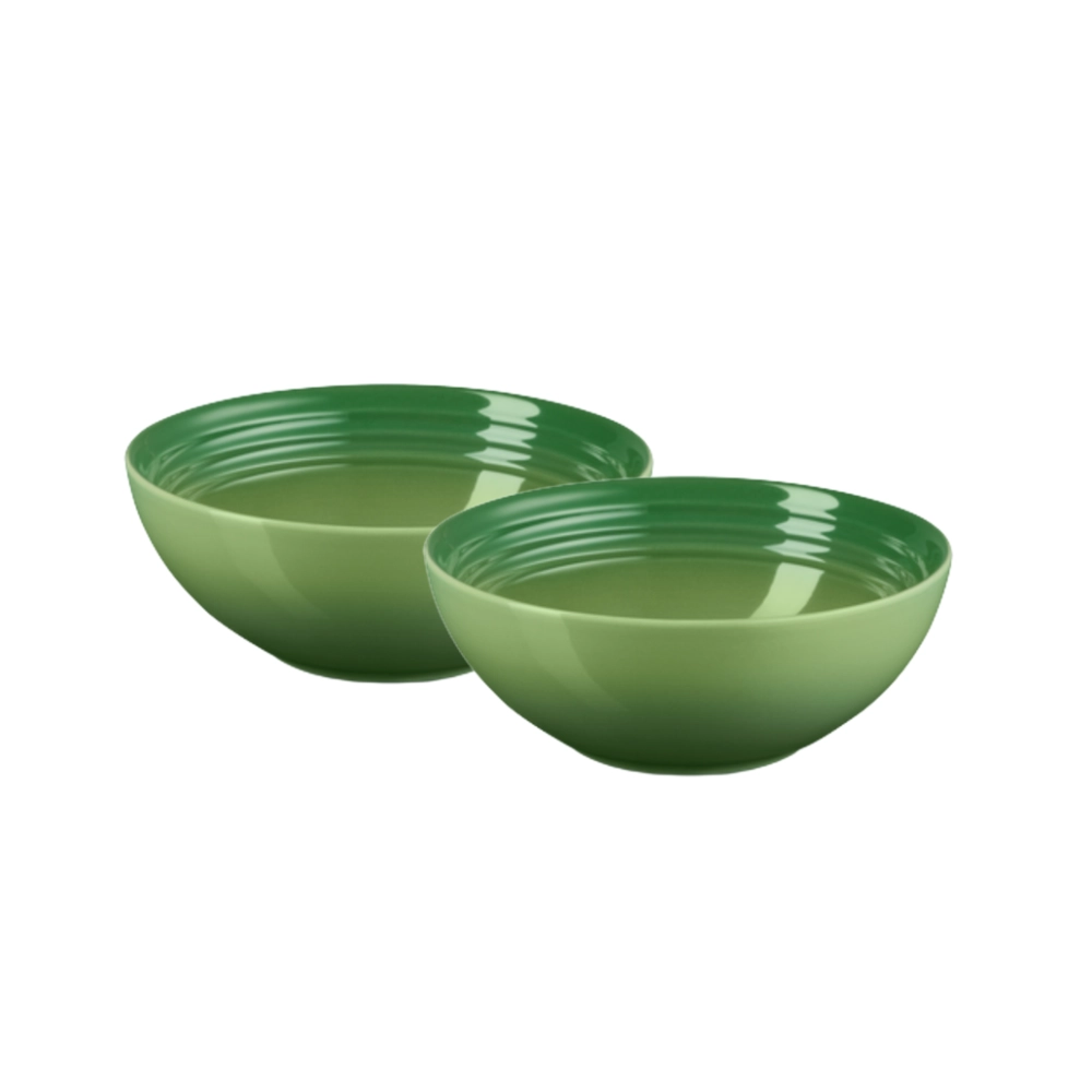 Jogo de 2 Bowls para Cereal de Cerâmica 16 cm Bamboo Le Creuset