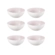 Jogo de 6 Bowls para Cereal de Cerâmica 16 cm Shell Pink Le Creuset