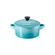 Jogo 4 Mini Cocotte de Cerâmica 10 cm Azul Caribe Le Creuset