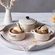 Jogo 4 Mini Cocotte de Cerâmica 10 cm Meringue Le Creuset
