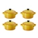 Jogo 4 Mini Cocotte de Cerâmica 10 cm Nectar Le Creuset