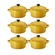 Jogo 6 Mini Cocotte em Cerâmica 10 cm Nectar Le Creuset