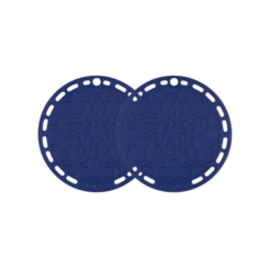 Kit de 2 Suportes de Silicone Azure Blue Le Creuset