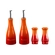 Conjunto de Galheteiro com Saleiro e Pimenteiro Laranja Le Creuset