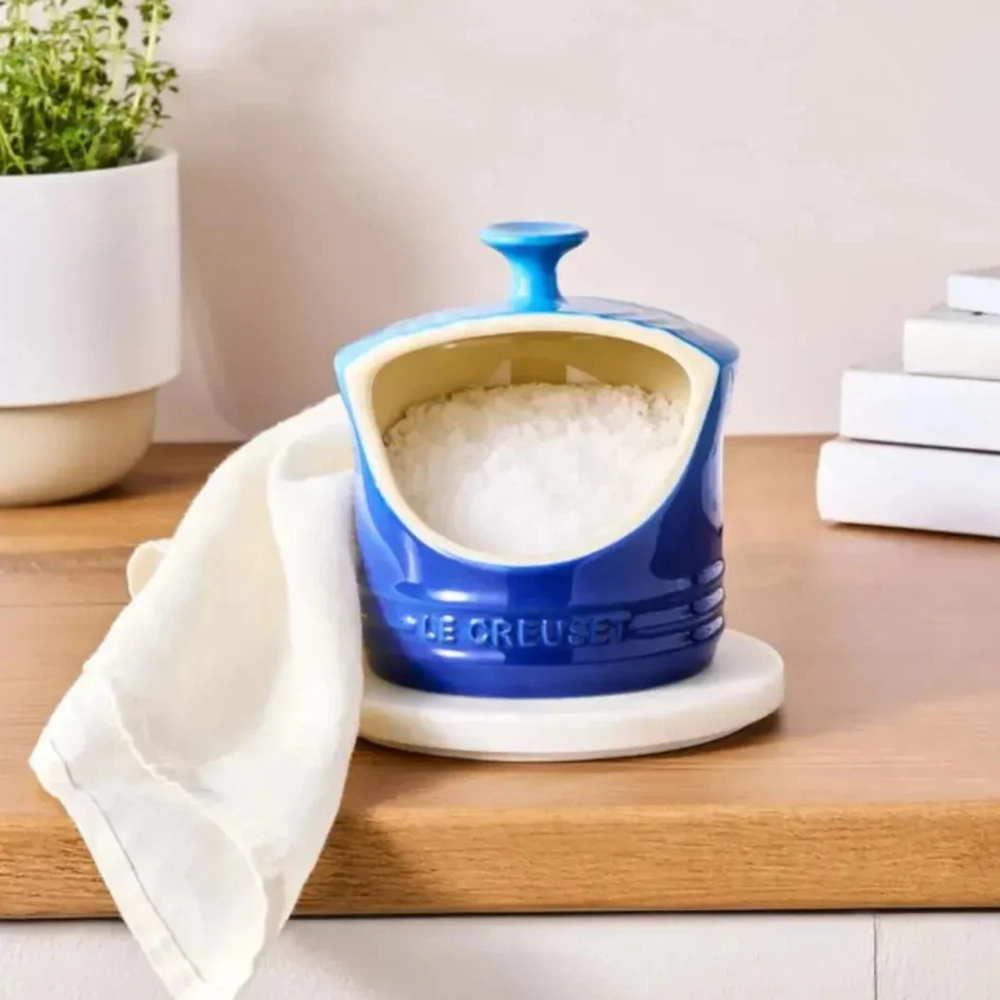 Porta Sal de Cerâmica 11 cm Azure Blue Le Creuset