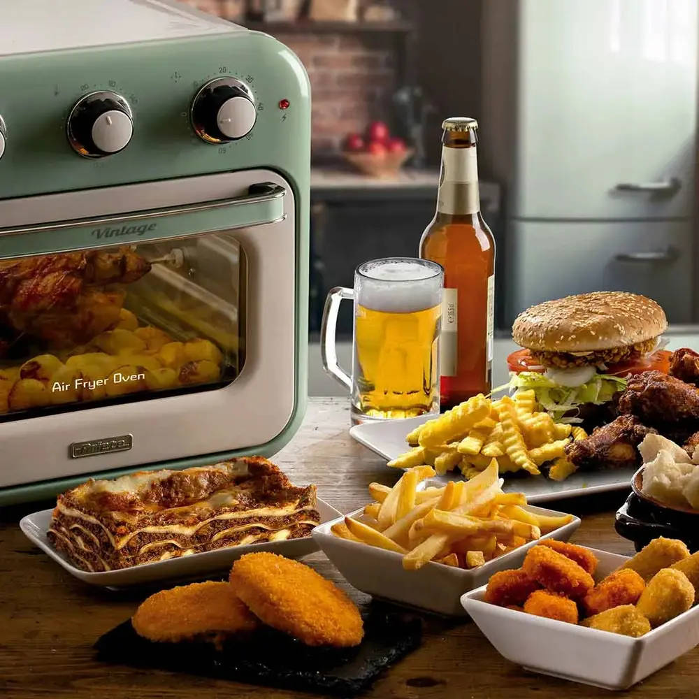 Forno Airfryer 16 Litros 1200W 127V Vintage Verde Ariete