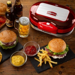 Grill Elétrico 1200W 220V Party Time Vermelho Ariete
