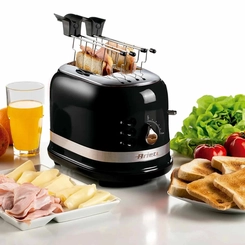 Torradeira Elétrica 750W 220V Moderna Preto Ariete