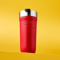 Caneca Térmica de Aço Inox 350 ml On The Go Vermelho Le Creuset