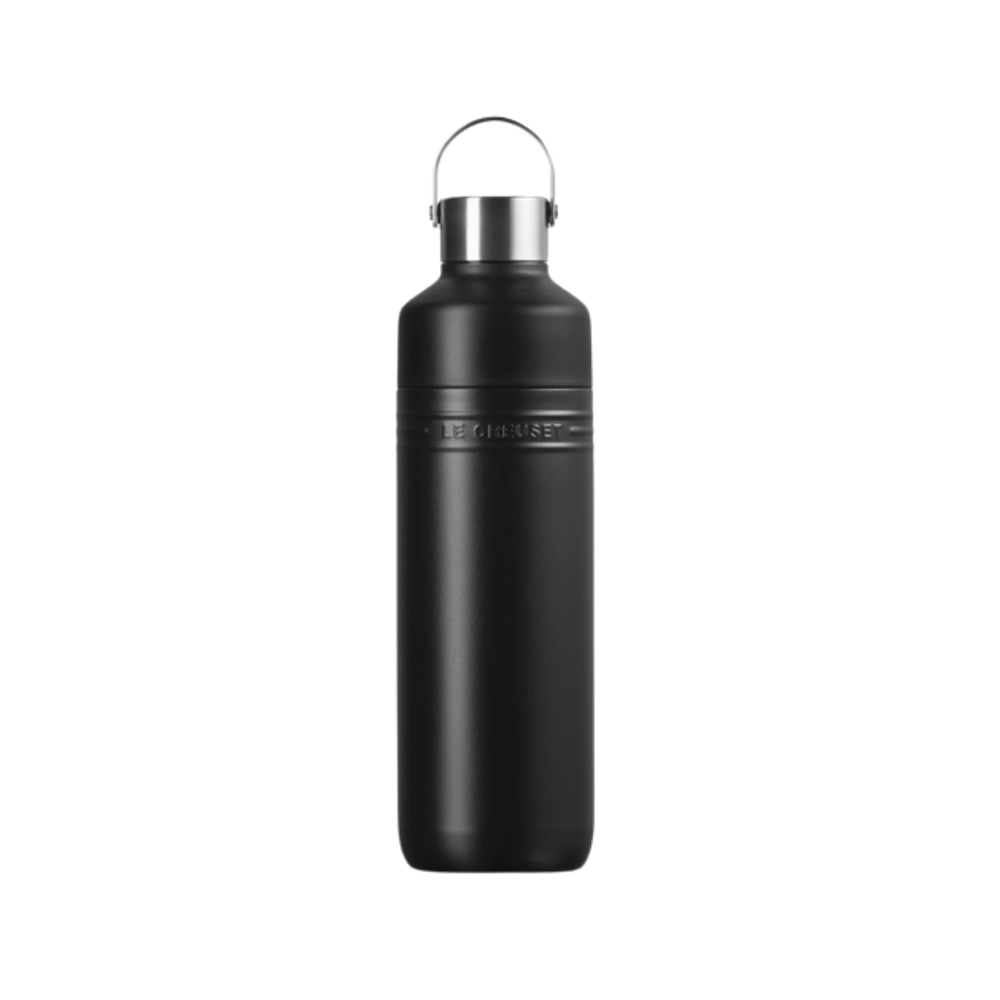Garrafa Térmica de Aço Inox 500 ml On The Go Matte Black Le Creuset