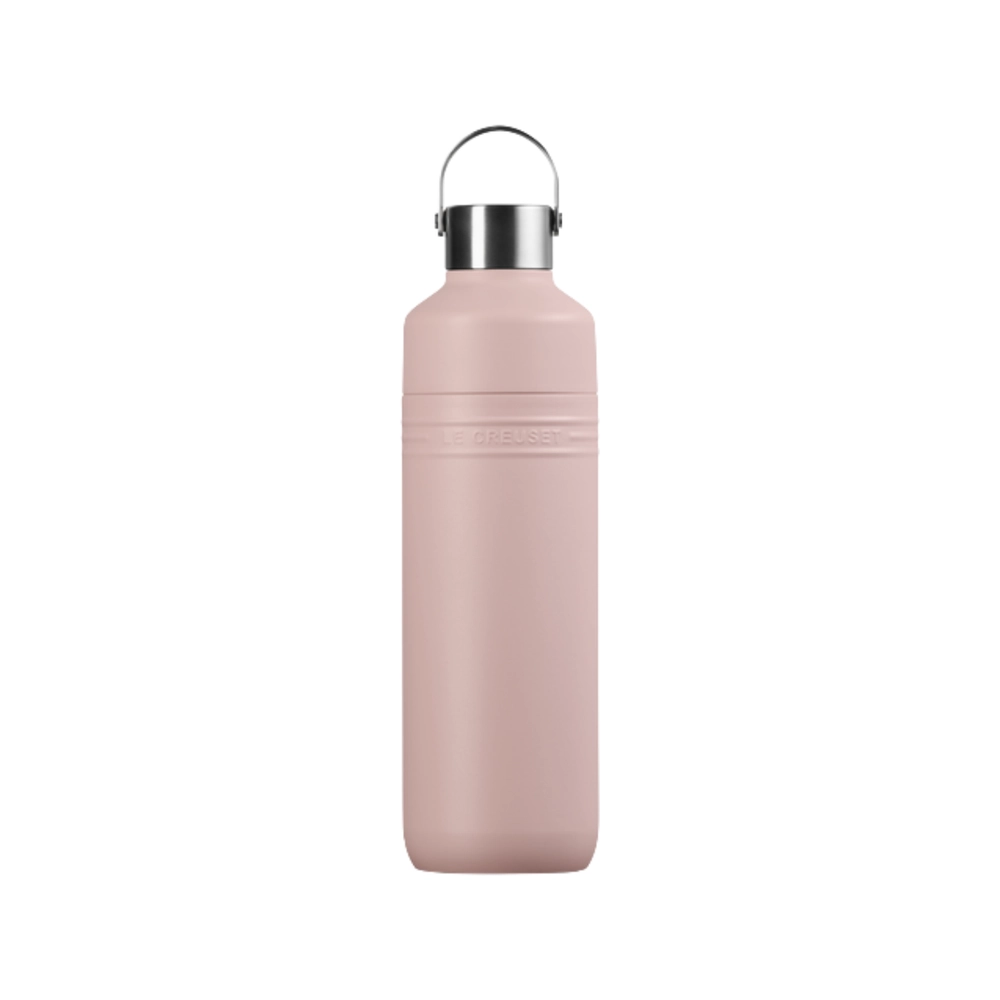 Garrafa Térmica de Aço Inox 500 ml On The Go Shell Pink Le Creuset